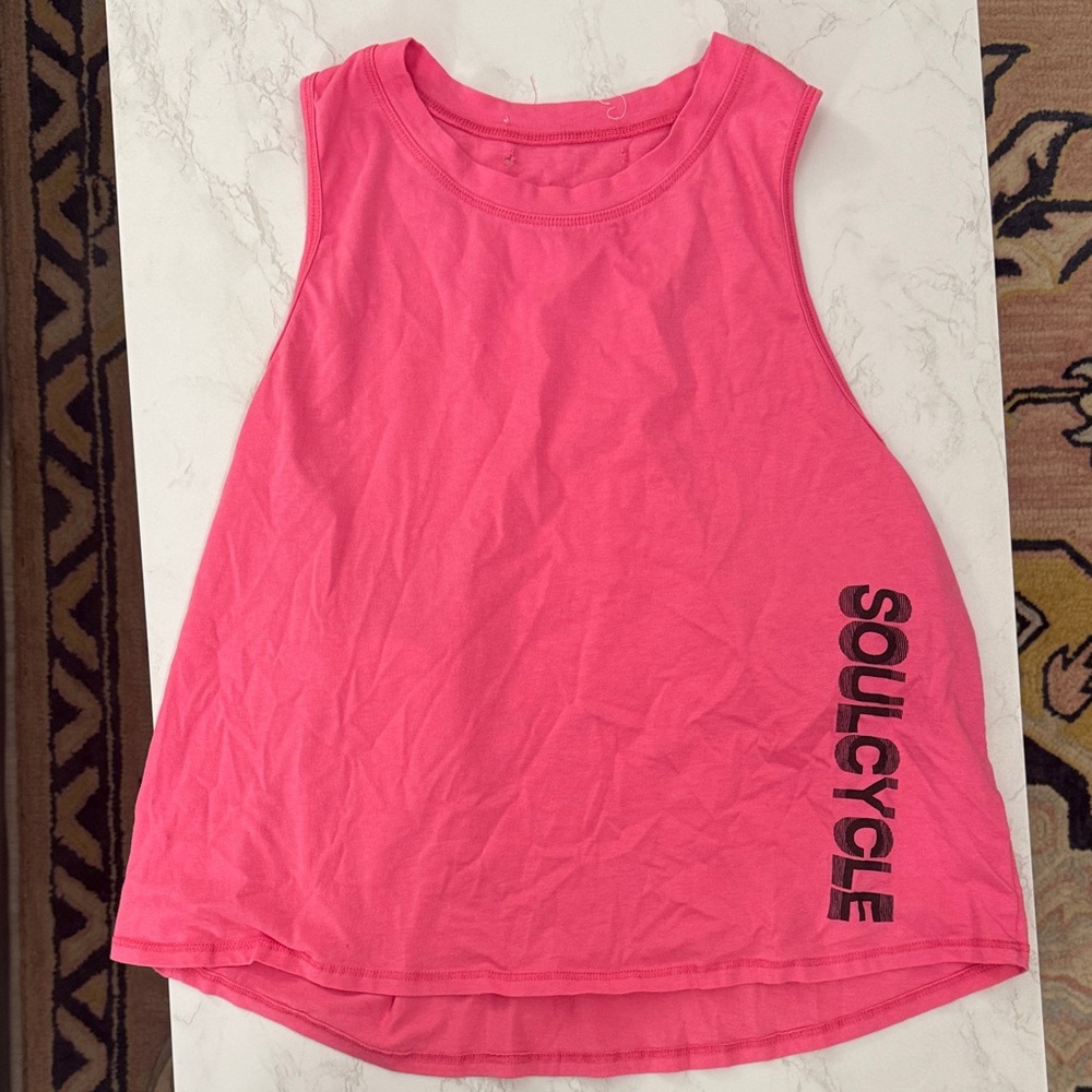 SoulCycle Pink Muscle Tee